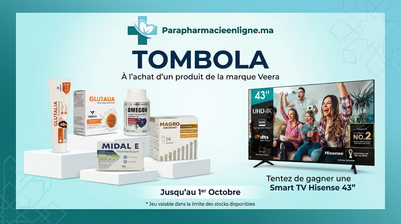 Banniere Tombola Veera parapharmacie en ligne
