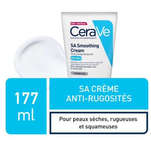 cerave sa creme anti rugosites peau seche et squameuse 177ml 1