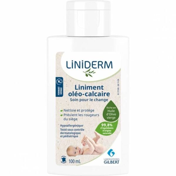 gilbert liniderm liniment oleo calcaire 100 ml 1