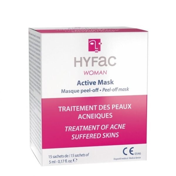 hyfac woman active mask masque peel off 15 sachets