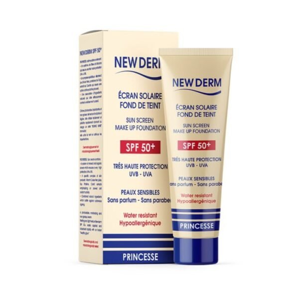 new derm creme solaire spf 50 princesse 50 ml