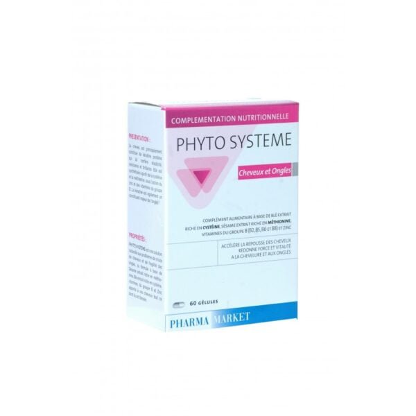 phyto systeme cheveux et ongles 60gelules