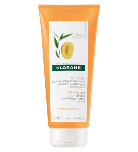 Klorane – Baume Après-shampoing Nutrition au beurre de Mangue – Cheveux secs 200 ml
