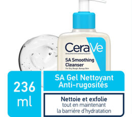CeraVe SA Gel Nettoyant Anti-Rugosités Peau Sèche et Rugueuse | 236ml