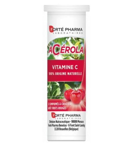 Forté Pharma Acérola Vitamine C – 12 Comprimés