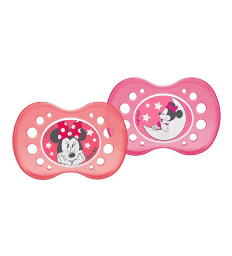 Dodie 2 Sucettes Anatomique Nuit A74 +18m Duo Minnie