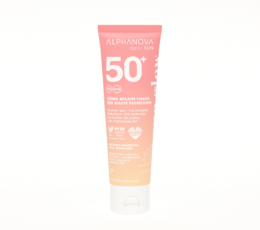 ALPHANOVA Crème Solaire Visage Très Haute Protection SPF 50+