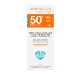 ALPHANOVA Crème solaire hypoallergénique visage SPF 50+