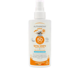 ALPHANOVA Spray solaire bébé Hypoallergénique 125g