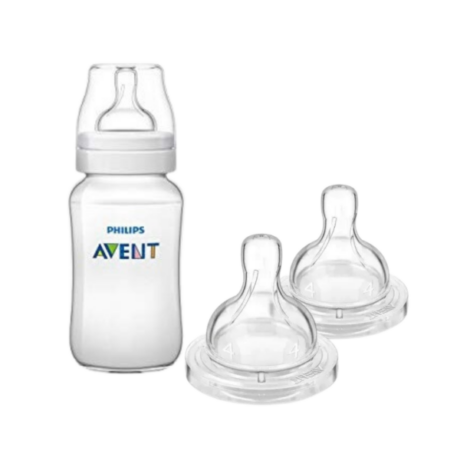 Avent Anti-colic Biberon 125ml Scf810/61+2 Tetine +6m Scf634/27