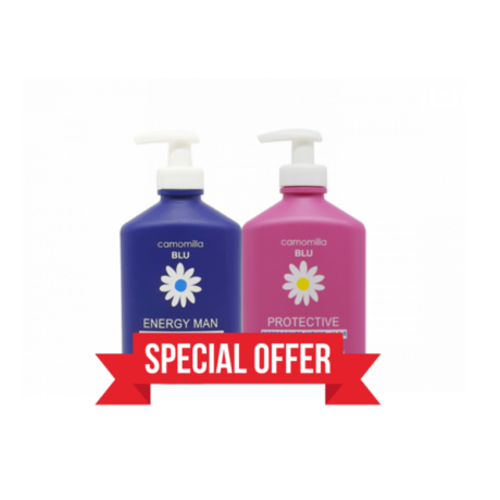 Camomilla Blu Energy Man Nettoyant Intime + Protective Intime