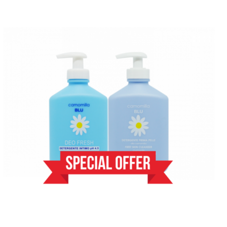 Camomilla Blu Deo Fresh Nettoyant Intime + Gel Lavant Premier Peau