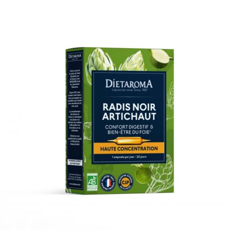 DIETAROMA C.I.P. Radis noir, artichaut bio 20 ampoules