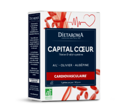 DIETAROMA CAPITAL CŒUR (Ail, Olivier, Aubépine) 60 gélules