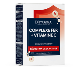 DIETAROMA Complexe Fer + vitamine C 30 comprimés
