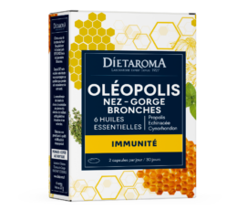 DIETAROMA Oléopolis nez - gorge - bronches 60 capsules