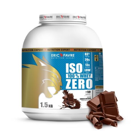 Eric Favre Iso Zero 100% Whey Protéine Choco Intense 1,5kg