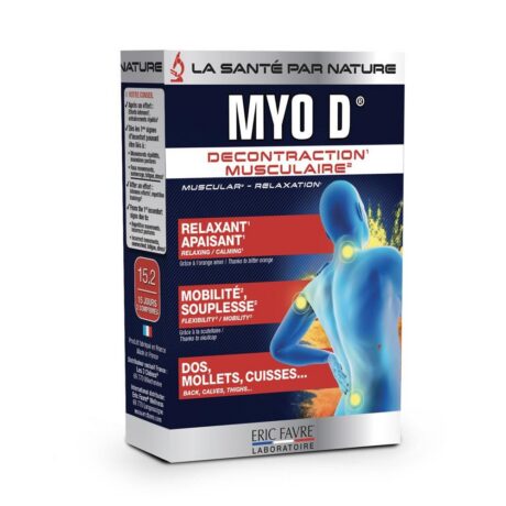 Eric Favre Myo D - Décontraction musculaire 30 comprimés
