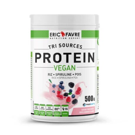Eric Favre Protein Vegan Triple Berry 500g