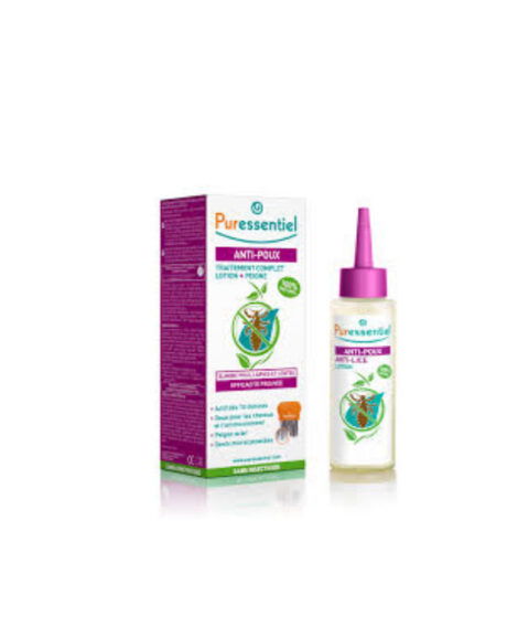 Puressentiel anti-poux traitement complet lotion – flacon de 100 ml