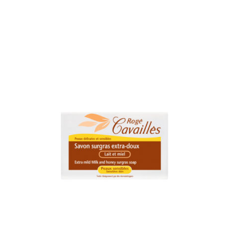 Rogé Cavaillès Savon surgras extra doux lait et miel 250g