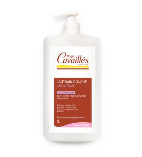 Rogé Cavaillés Lait bain douche Hydratant – Lait de figue 1L