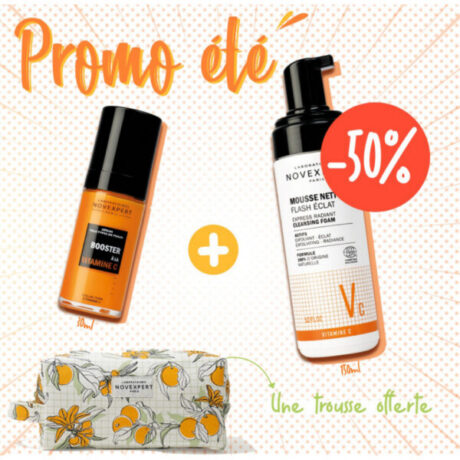 Novexpert Duo Booster Eclat Serum Booster Vitamine C+Mousse Flash Eclat -50%