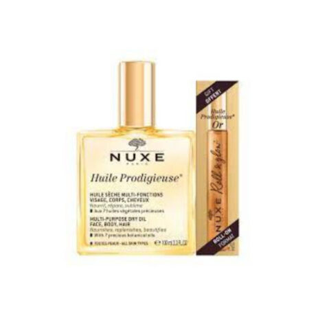 Nuxe Huile Prodigeuse 100ml+Roll on Or 8ml pack
