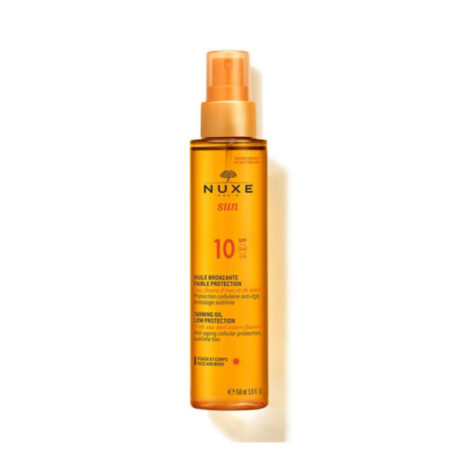 Nuxe Sun Huile solaire Bronzage Spf10 150ml