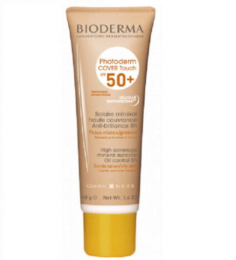 Bioderma Photoderm Cover Touch teinte dorée spf50+ 40g