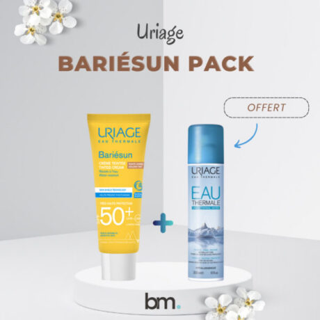 Uriage Bariesun Ecran Teinte doree + Eau thermale 50ml OFFERT
