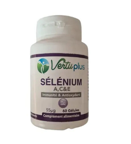 Vertu Plus Sélénium A,C&E 60 Gélules