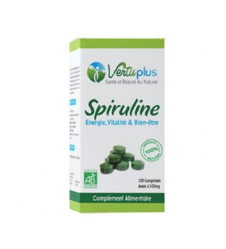Vertu Plus Spiruline 100 Comprimés