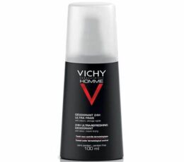 Vichy Homme Déodorant Vaporisateur Ultra-Frais 24H Peau Sensible | 100ml