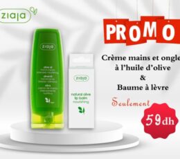 Ziaja Creme Mains 80ml + baume a Levres 10ml Olive Naturel Pack