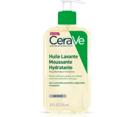 CeraVe Huile Lavante Moussante Hydratante Peau Très Sèche à Atopique | 236ml