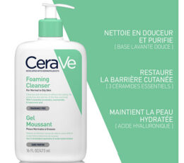 CeraVe Gel Moussant Nettoyant Peau Normale à Grasse | 473ml