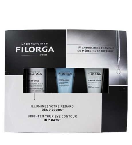Filorga Pack Optim eyes+ Hydra Hyal 15ml+scrub & Détox 15ml
