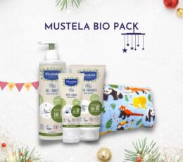 MUSTELA Bio Trousse de Toilette Jungle avec 3 Produits