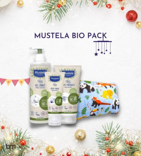 MUSTELA Bio Trousse de Toilette Jungle avec 3 Produits