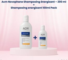 Acm Novophane Shampooing énergisant – 200 ml + Shampooing 100ml Offert