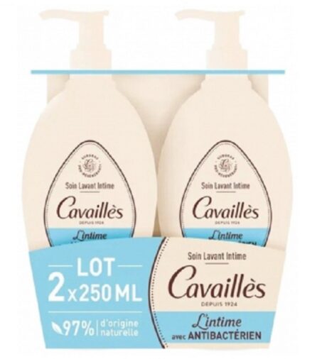 Rogé Cavaillès Soin Lavant Intime Antibactérien Lot de 2 x 250 ml