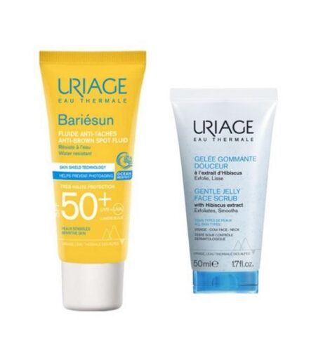 URIAGE BARIESUN Fluide Matifiant Sp50 = Gelée Gommante 50ml Offerte