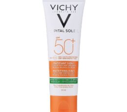 Vichy Capital Soleil Crème Solaire Matifiante 3en1 SPF50+ Peau Mixte Acnéique | 50ml