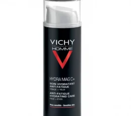 Vichy Homme Hydra Mag C+ Soin Hydratant Anti-Fatigue Visage et Yeux Sensibles | 50ml
