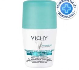 Vichy Dermo-Tolérance Déodorant 48H Anti-Traces Jaunes et Blanches Bille Peau Sensible | 50ml