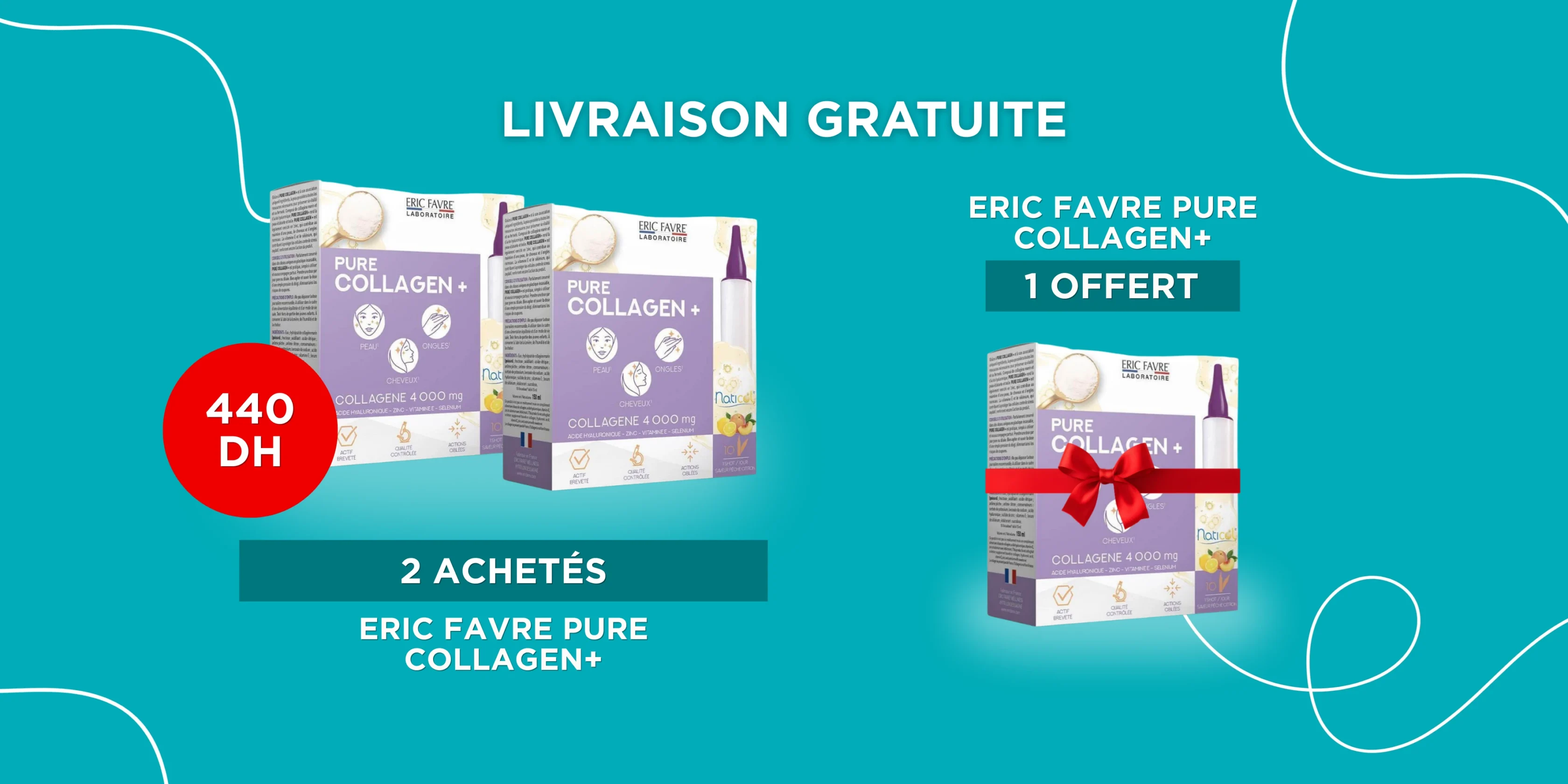 2 Pure collagen+ = 1 Offert