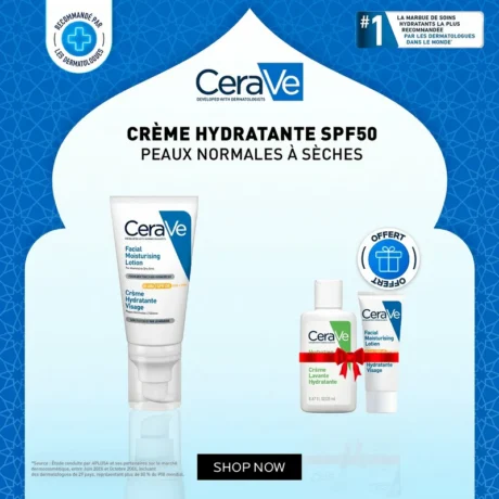 Offre Ramadan CeraVe : Baume Hydratant Nourrissant Peau Sèche à Très Sèche + Crème Lavante Hydratante Visage OFFERT