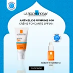 Offre Ramadan La Roche-Posay : Anthelios Crème Fondante + Sérum Vitamine C12 10ml Offert