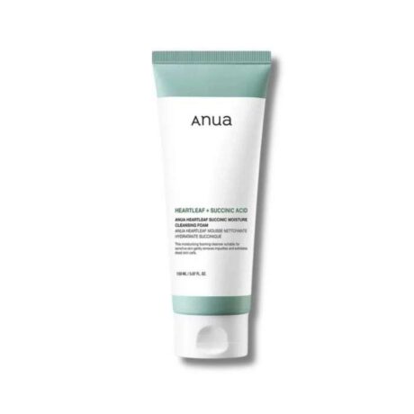 ANUA HEARTLEAF + SUCCINIC ACID MOISTURE FOAM 150 ML